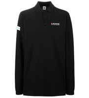 JACKSON - Polo Shirt Long Sleeved Black